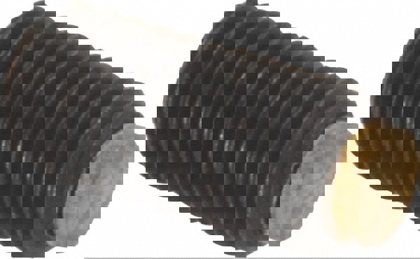 Set Screw: M6 x 1.00 x 12 mm, Soft Tip Point, Steel, Grade 5.8